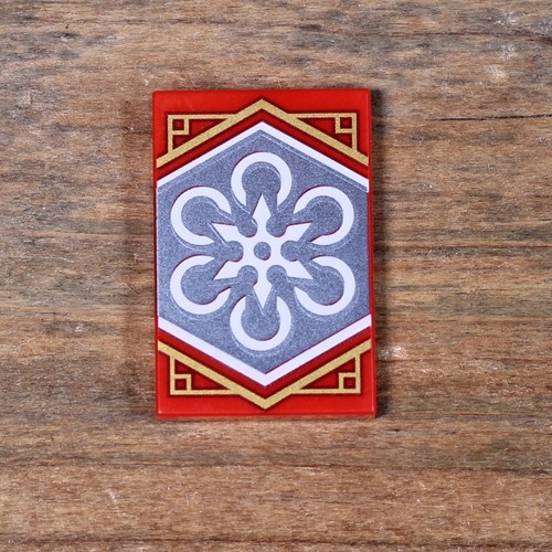 Lego tile 2x3 shuriken ninjago - tile,
