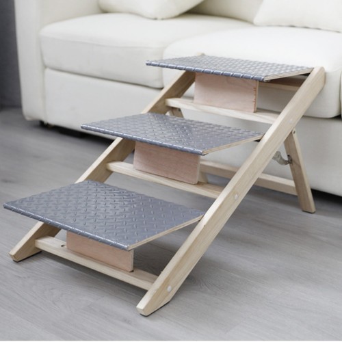 Scaletta legno cani - legno,