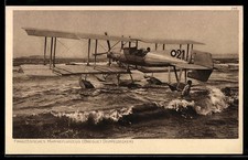 AK Marine Flugzeug Francese