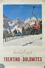 Poster originale 1962 Vacanze