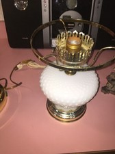 Lampada in vetro bianco