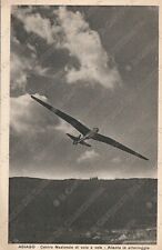 ASIAGO Centro Nazionale di volo a vela Aliante in atterraggio Vicenza Cartolina