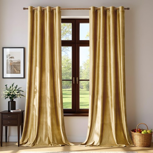 Tende velluto oro 2 - oro,