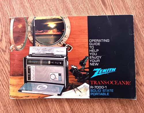 Zenith 7000 radio - zenith, 7000-1