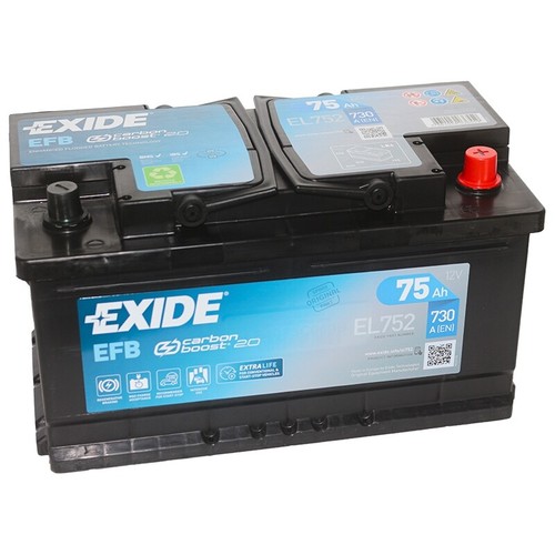 Batteria auto exide - auto, el752