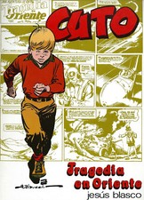 EO JÉSUS BLASCO + DÉDICACE & DESSIN ORIGINAL + CUTO : TRAGEDIA EN ORIENTE 