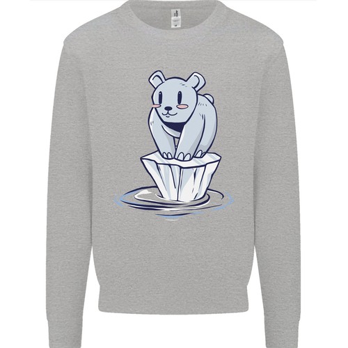Felpa uomo con orso polare - felpa,