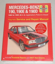 Manuale riparazione Mercedes 190 / 190 E + D W201, anni 1983 - 1993