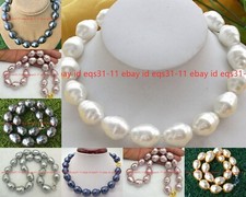 ENORME GRANDE COLLANA DI PERLE