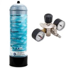 KIT IMPIANTO CO2 1300 gr. PER ACQUARIO ANIDRIDE CARBONICA RIDUTTORE DI PRESSIONE