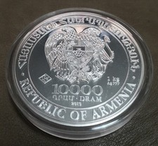 Armenia 10000 Dram 2013 - 1 Kg Argento Puro .999 - Noah’s Ark - Silver