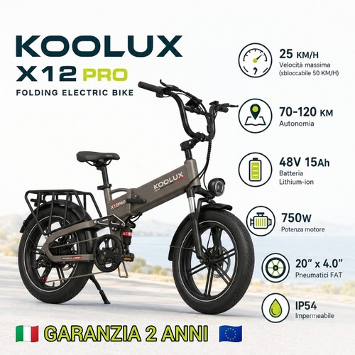 Koolux x12 pro bike fat - x12, –