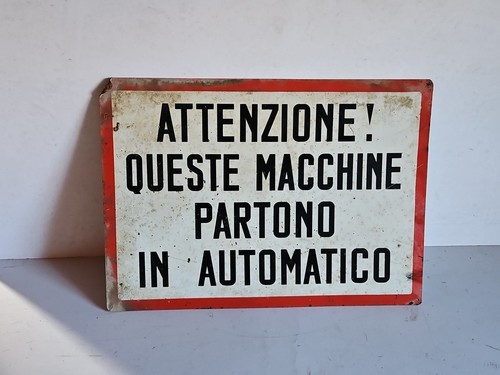 Attenzione queste macchine - attenzione,
