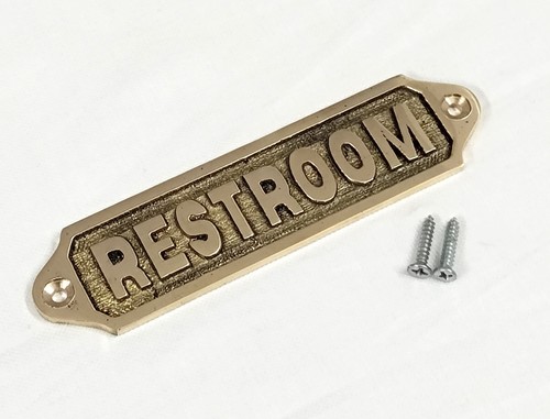 Targa insegna porta restoom - targa,