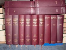 Varie annualità Repertorio Generale Annuale del Foro Italiano della Zanichelli 