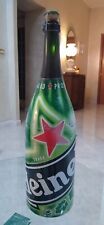 Heineken Birra Jeroboam 3 litri Bottiglia magnum pubblicitaria vintage gadget 