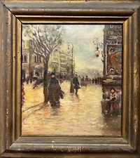 Vincenzo MIGLIARO (1858-1938) - Italie, Elégante, Rue à Naples, circa 1890