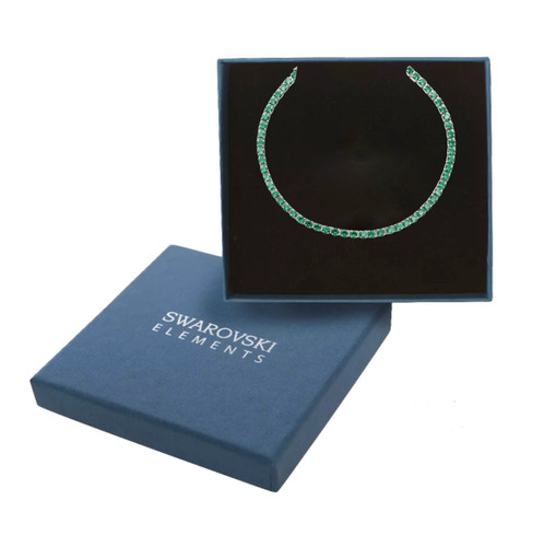 Bracciale tennis verde - bracciale,