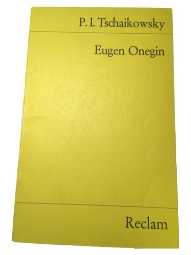 Tschaikowsky eugen onegin - eugen,
