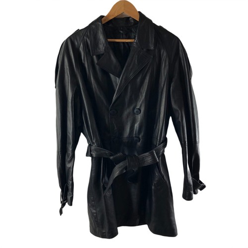 Vera pelle cappotto lungo - cappotto,