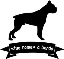 adesivo decal sticker CANE