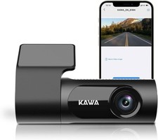 KAWA 2K Dash Cam Auto, 1440P Full QHD Telecamera Auto 360° Rotante G-Sensor