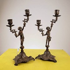 coppia di candelabri vintage