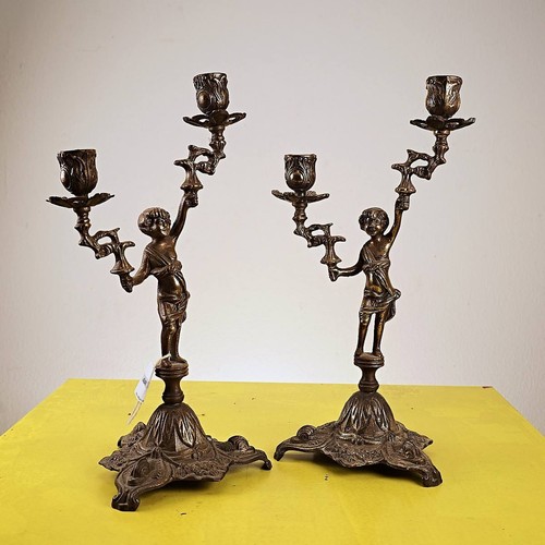 Coppia candelabri vintage - di,