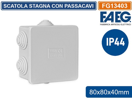 Scatola stagna derivazione - di,