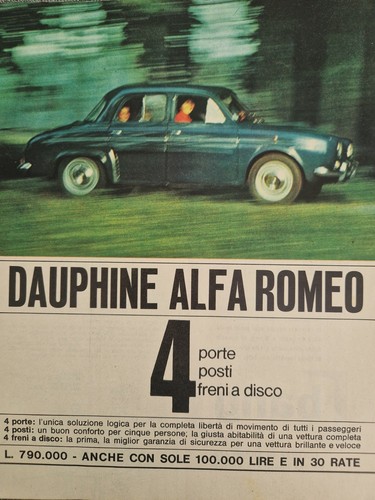 Alfa romeo dauphine - alfa,