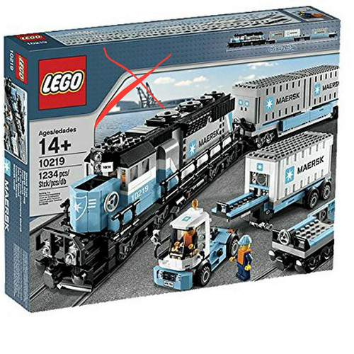 Lego maersk train 10219 - lego,