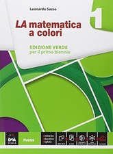 matematica a colori verde 1 +eb matematica it e ip sasso 8849419171