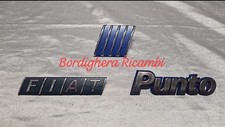 KIT SIGLE SCRITTE STEMMI LOGHI ANTERIORE E POSTERIORE FIAT PUNTO 176 MK1 BADGE