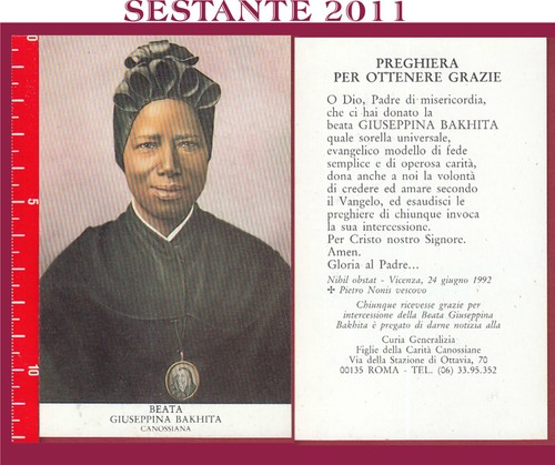 130 santino holy card beata - santino,