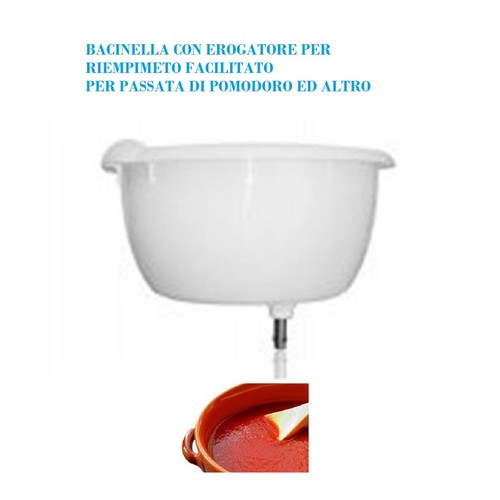 Bacinella per passa pomodoro - per,