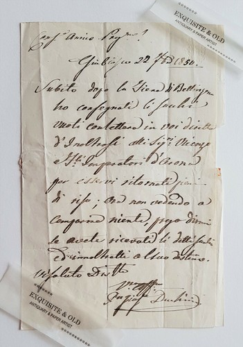 1850 lettera giubiasco - 1850,