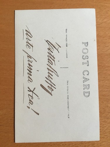 Cartolina autografa titta - autografa,