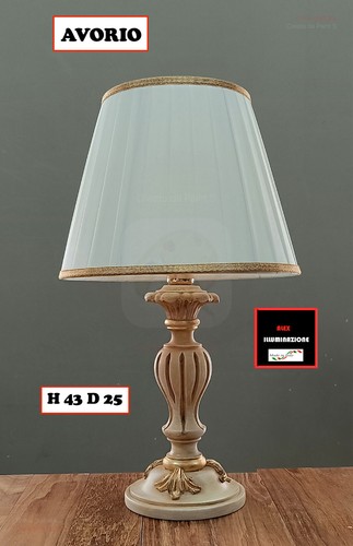Lampada comodino legno - lampada,