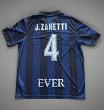 Inter FC-Maglia Originale Last Match Javier Zanetti firmata con Foto Prova e COA