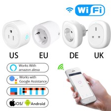 Smart Wifi Plug 16A Presa di Alimentazione WIFI APP Telecomando per Amazon Alexa Google Home