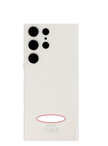 Vetro posteriore back cover - posteriore,