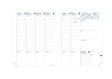 Ricambio Agenda Settimanale Quo Vadis Trinote 2026 cm. 18x24