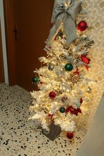 Albero Di Natale Bianco 140cm