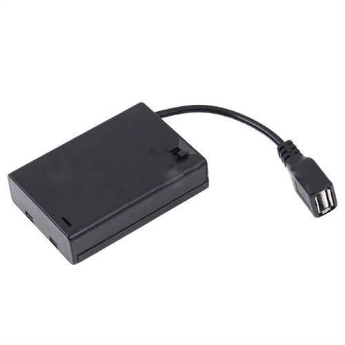 Custodia batteria 3xaa con - batteria,