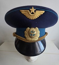 Orig cappello sovietico da parata di un ufficiale aeronautica dell'URSS 1975