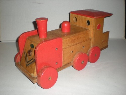 Zax treno legno con un - in,