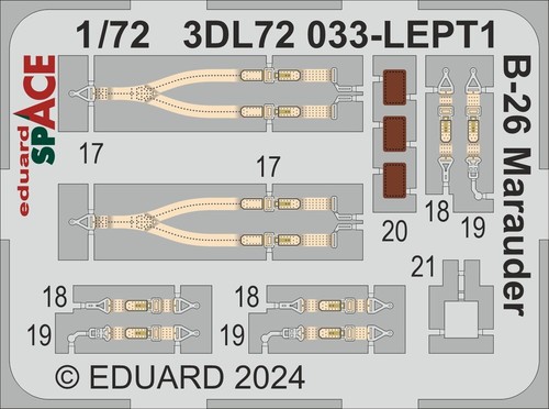 Accessori eduard 3dl72033 - accessori,