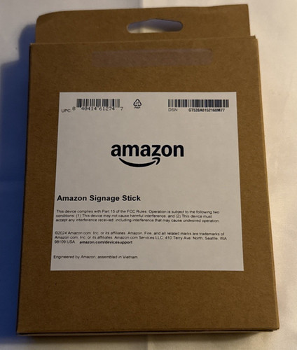 Amazon signage stick - 4k,