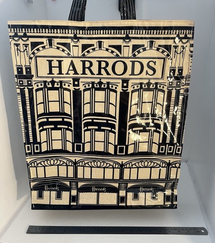 Harrods pvc tote - harrods, lg