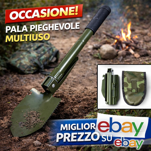 Pala militare pieghevole - pala,